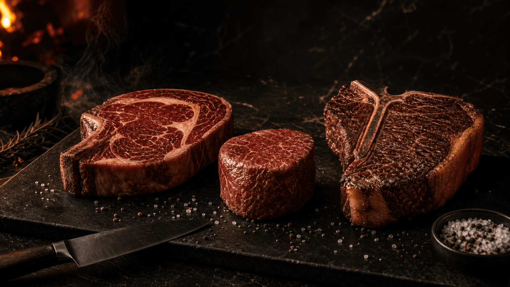 Premium steak cuts at EMBER